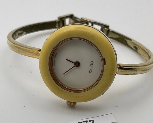 OROLOGIO PROJECT TO FIX GUCCI DONNA QUADRANTE ORO BRACCIALE PLACCA ORO EU SPEDIZIONE 9272