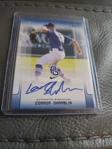2017 Perfect Game Connor Shambling Rookie Autograph Blue Parallel 5/15, Alabama 