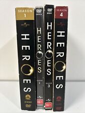 Heroes : Season 1-4 | Boxset (Box Set Box Set, DVD, 2010) - VGC - Regions 1 & 4