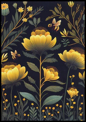 Greeting Card - Bee Flower - JK Stewart - Thank You - 1042 - Image 1 of 2