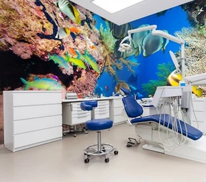 3D Ocean Fish A391 Business Wallpaper Wall Mural Self-adhesive Commerce Amy - Picture 1 of 11