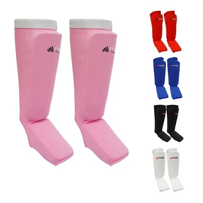 Almohadillas de entrenamiento de kick boxeo elástico Muka espinilla empeine Foto 1 de 4