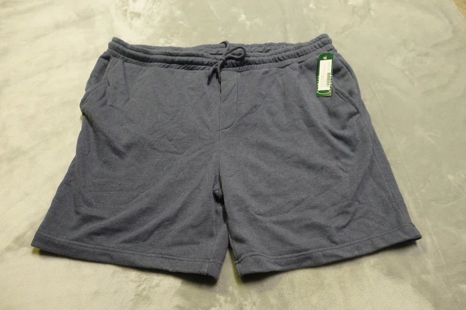 Pantalones Cortos Garrett de Vellón Mineral para Hombre Threads 4 Thought Azul Marino Talla XXL Nuevos con Etiquetas Foto 1 de 4