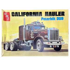 Vintage AMT California Hauler Peterbilt 359 1/25 Scale Model Truck Kit - Bild 1 von 13