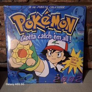 Pokemon Calendar 2002 Sealed Vintage - Picture 1 of 9