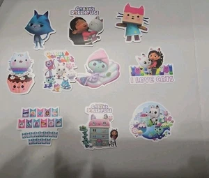 10 Gabby's Dollhouse Stickers - Gabby and Various Characters - Picture 1 of 3