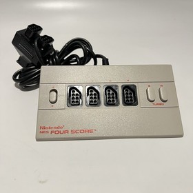 Nintendo NES Four Score Controller Multiplayer 4 Adapter Model NES-034A Tested