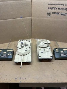 2 tamiya 1/35 rc tanks Abrams Tank and a Bradley Fighting Vehicle RTR - Picture 1 of 10