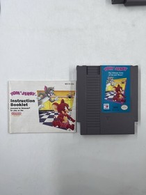 Tom & Jerry: The Ultimate Game of Cat and Mouse (Nintendo , NES) TESTED W Manual