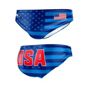 Turbo Team USA 2016 Olympic Water Polo Swim Brief Speedo Size 38 NEW - Picture 1 of 1