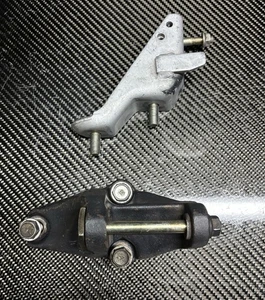 90-93 Acura Integra Alternator Bracket Set Upper Lower Mount B18A1 OEM - Picture 1 of 7