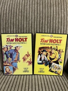 Tim Holt Western Classics Collection Vol. 2 & 3 DVD Lot Archive Collection WB - Imagen 1 de 3