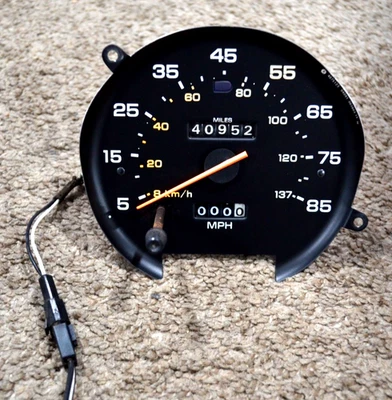 1989 1990 Dodge RAM RAMCHARGER Truck D150 D250 D350 SPEEDOMETER ODOMETER Gauge Foto 1 de 4