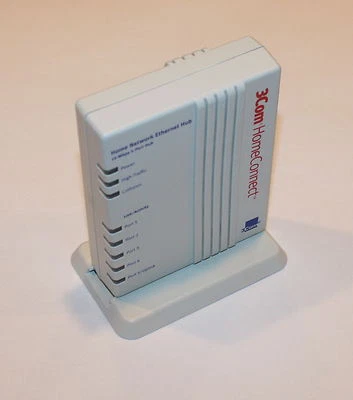 3Com HomeConnect Ethernet Hub 4-Port 3C19260 - Image 1 of 2