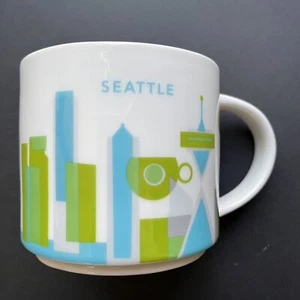 STARBUCKS “SEATTLE” COFFEE MUG~You Are Here Collection (YAH) 14 OZ EUC - Picture 1 of 5