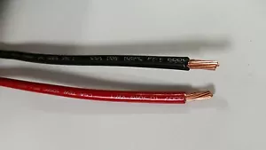 10 GAUGE WIRE 50' PRIMARY AWG STRANDED COPPER 25 RED 25 BLACK POWER REMOTE MTW - Picture 1 of 1