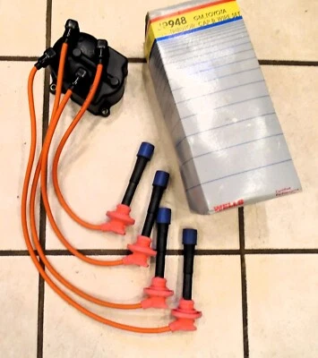 Juego de cables de encendido tapa distribuidor Toyota Corolla Celica 1988-1993 1,6 L 4 cilindros 89 Foto 1 de 4
