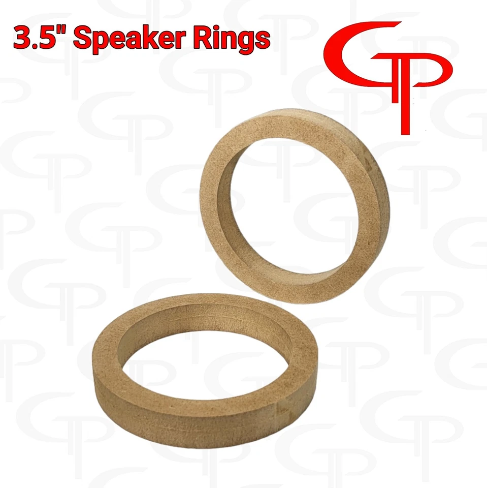 3.5" inch Speaker Rings MDF GP Car Audio Mounting Spacer ring 1 PAIR