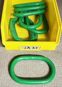 Aufhängeglied, Ovalring, Schwerlastring Tragkraft 3000 kg, Güteklasse 8, grün - Bild 1 von 2