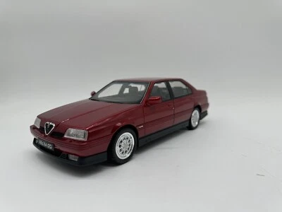 MODELLINO AUTO ALFA ROMEO 164 3.0 V6 Q4 1993 ROSSO - LAUDORACING - SCALA 1:18 - Immagine 1 di 4
