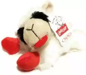 Juguete de peluche multipet mini lambchop para perro, rojo 6" (se vende por separado) - Imagen 1 de 2