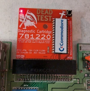 Commodore 64 128 dead test cartridge diagnostic cartridge 781220 - GOLD (NEW) - Picture 1 of 4