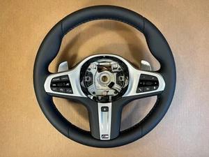BMW 8 X5 X6 X7 G14 G15 G05 G06 G07 M Steering Wheel Paddles HEATING VIBRO ACC - Picture 1 of 14