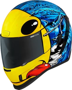 Icon Airform Motorcycle Helmet MIPS Brozak - Blue - Choose Size - Picture 1 of 12