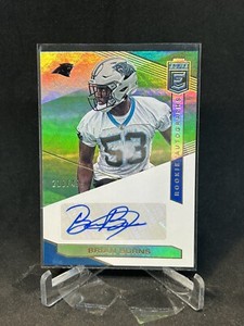 2019 Donruss Elite Brian Burns Rookie Auto Autograph RC #/499 Panthers
