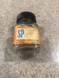 Lionel Trains SP Smoke Pellets Empty Glass Bottle Vintage - Picture 1 of 4