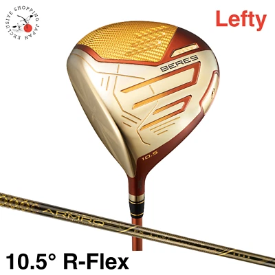 HONMA Beres 09 Lefty Driver Club 10.5° Men ARMRQ FX 4S 4Star R-Flex 2024 New MTO - Image 1 of 4