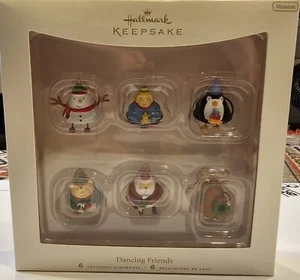 New 2007 Hallmark Keepsake-Dancing Friends, Miniature Ornaments, Set of 6 - Picture 1 of 8