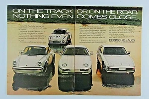1979 Porsche 911 SC 924 928 Oldtimer Original Printanzeige 2 Seite 8,5 x 11" - Bild 1 von 7