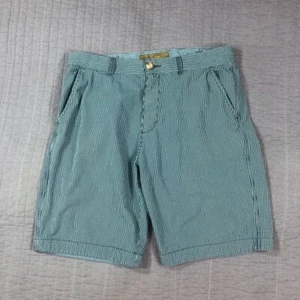 Halsey Shorts Herren 35 passt 34 x 10 blau kariert H44 Stretch klassisch Strand adrett - Bild 1 von 24