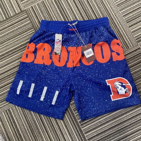 NEW MITCHELL AND NESS DENVER BRONCOS JUMBOTRON SHORT LARGE Cover