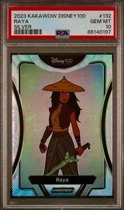 POP 8 PSA 10 RC Raya 2023 Kakawow Disney 100 Silver Refractor 1st Edition Rookie - Picture 1 of 3