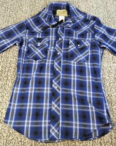 Wrangler Western Pearl Snap Long Sleeve Mens Small - Picture 1 of 7