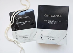 TONYMOLY KOREAN GIMIYA Whitening Brightening & Melanin Care Facial Mask Set 10pc - Picture 1 of 17
