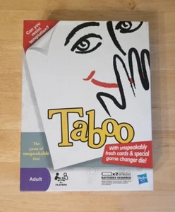 Taboo Adults Board Game White Box Version By Hasbro - Picture 1 of 2