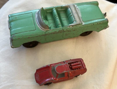 Vintage tootsie toy cars metal. Fiat - Image 1 of 4