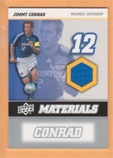 2008 Upper Deck MLS Materials #MM13 Jimmy Conrad Jersey - Flat S/H
