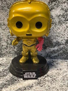 Funko Pop! Star Wars: The Force Awakens C-3PO Bobble-Head Red Arm - Out of Box - Picture 1 of 8