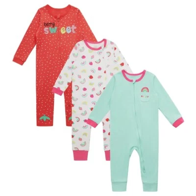 Koala Baby, Baby Girls' 3-pack Sleep & Play Set   3M-24M - Image 1 of 4