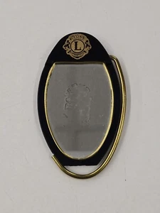 Vintage Lions Club Travel Mirror Vanity. Made In Chicago USA - Picture 1 of 4