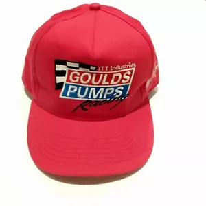 Nos Vintage Nascar Goulds Pumps Racing Mike Mclaughlin Hat Ball Cap - Picture 1 of 10