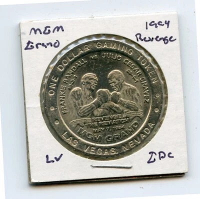 1.00 Token from the Mgm Grand Casino Las Vegas Nevada GDC 1994 Revenge - Image 1 of 2