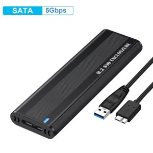 SSD Adapter USB 3.1 Case Dual Protocol Hard Drive Enclosure For 5gb PC ηш ◇ L8E7 - Afbeelding 1 van 9