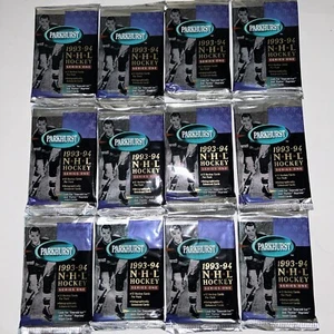 Lot 12 packs 1993 Parkhurst Series 1 NHL Hockey 12 Cards Factory Sealed (11201cc - Picture 1 of 2