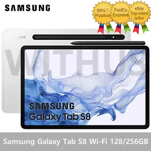 SAMSUNG Galaxy Tab S8 Wi-Fi SM-X700 11" Tablet 128GB/256GB BT 5.2 8000mAh - Picture 1 of 4