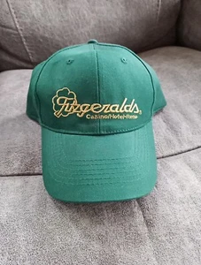 Vintage Fitzgerald's Casino Hotel Reno Green Hat - Picture 1 of 9